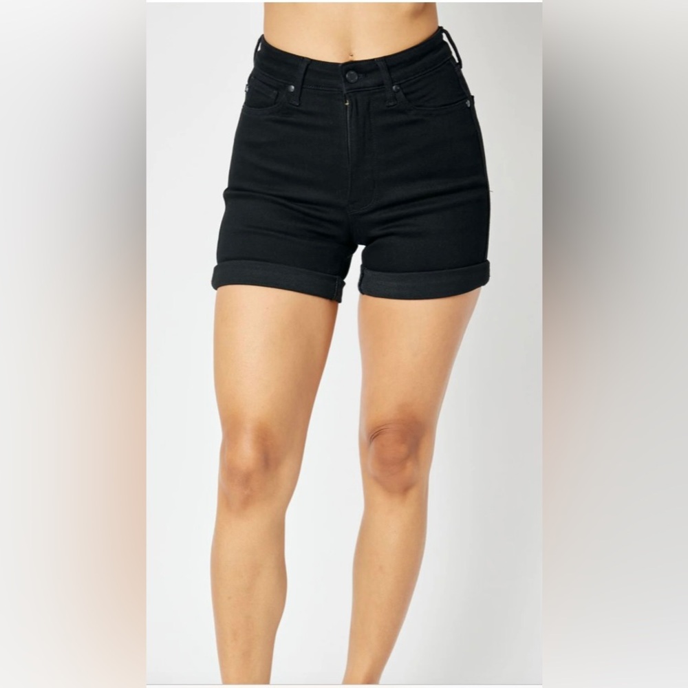Judy Blue Women's Black Jean Shorts